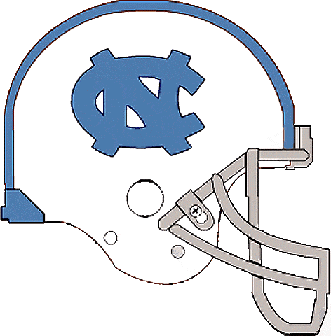 North Carolina Tar Heels 1963-1966 Helmet Logo iron on transfers for T-shirts